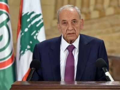 رییس مجلس لبنان خواستار اعلان وضعیت فوق العاده در کشورش شد