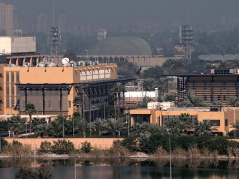 یک موشک به نزدیکی سفارت آمریکا در بغداد  اصابت کرد
