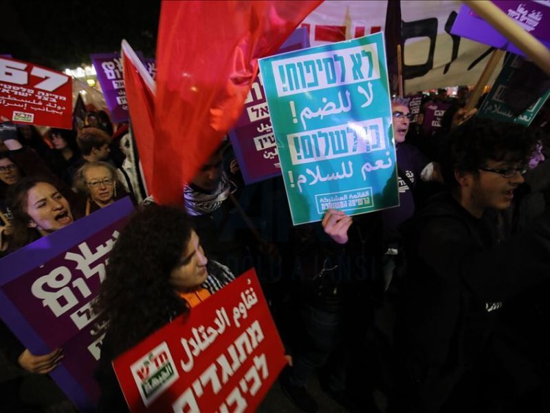 تظاهرات در تل آویو علیه رژیم اشغالگر قدس