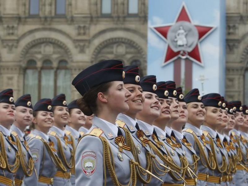 رژه روز پیروزی در روسیه برگزار شد