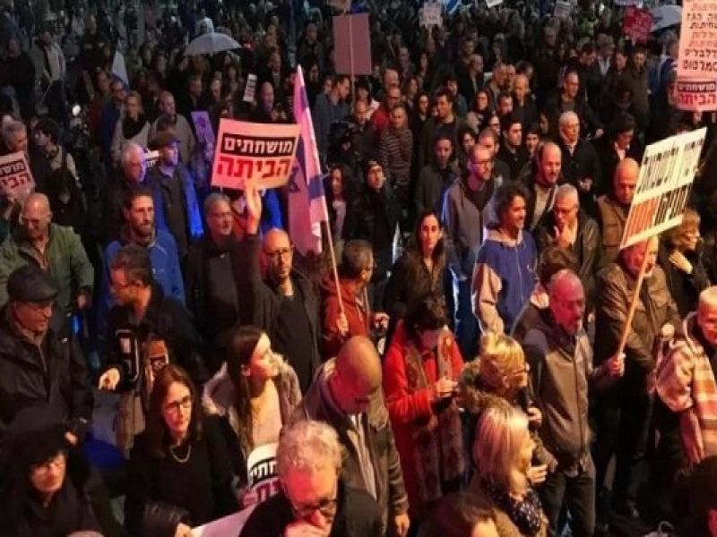 تظاهرات علیه نتانیاهو، سریالی شد