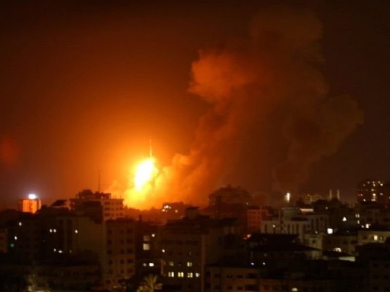 حمله یک فروند بالگرد رژیم صهیونیستی به جنوب نوار غزه