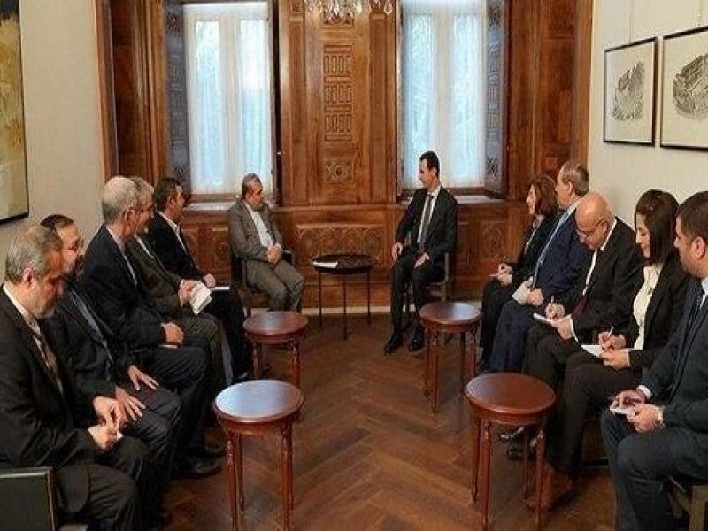 دستیار ارشد ظریف با «بشار اسد» دیدار کرد