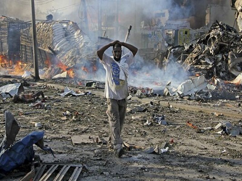 انفجار انتحاری در مقابل مسجدی در سومالی